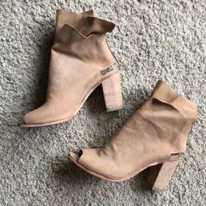 Free People open toe booties